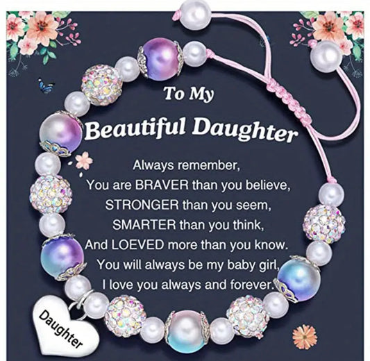To my daughter bracelet