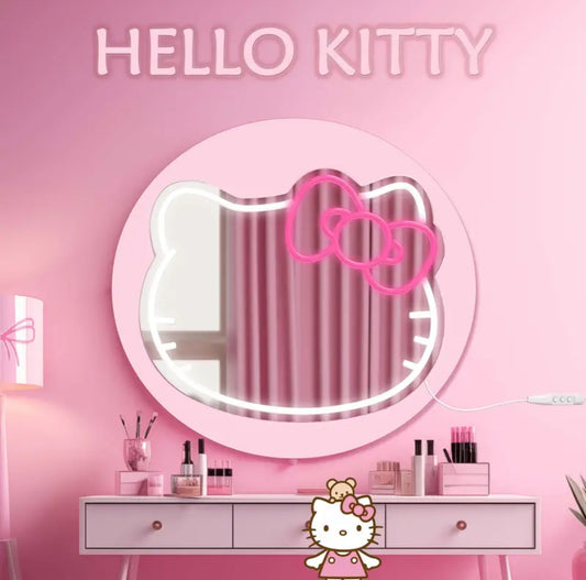 LED Hello Kitty Mirror
