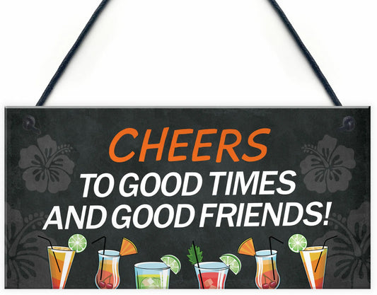 Cheers Hanging Sign