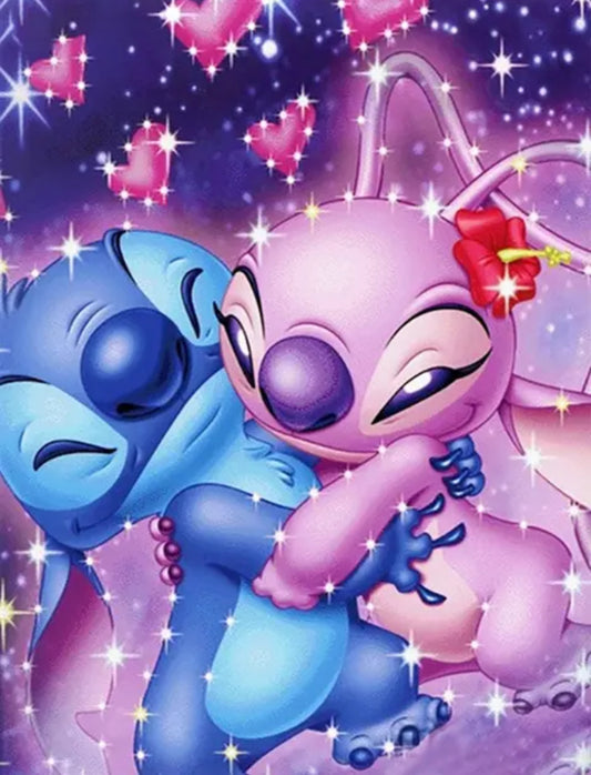 Stitch&Angel Paint By Numbers